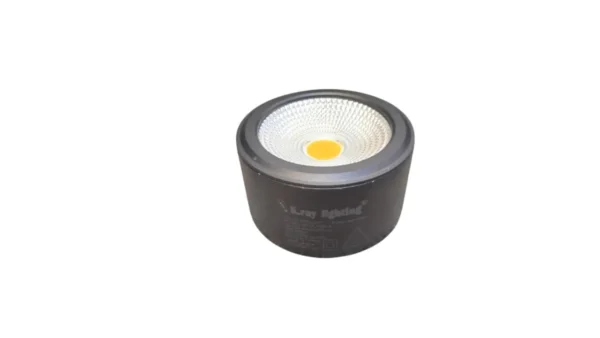 K.ray Mounted 10W LED Down Light Cylinder Black