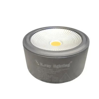 K.ray Mounted 18W LED Down Light Cylinder Black