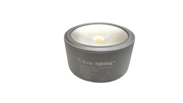 K.ray Mounted 30W LED Down Light Cylinder Black