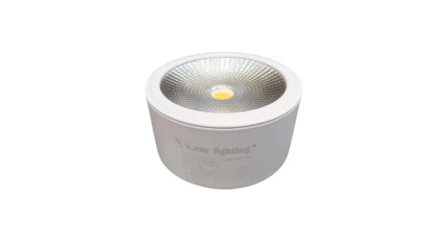 K.ray Mounted 30W LED Down Light Cylinder White